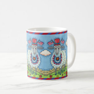 PATRIOTISCHER AMERIKANISCHE UNABHÄNGIGKEITSTAG-SHE KAFFEETASSE