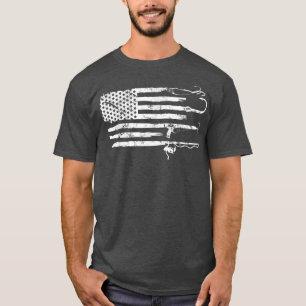 Patriotischer Amerikanische Unabhängigkeitstag unt T-Shirt