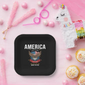 Patriotischer Amerikanischer Adler 1776–2026 Ameri Pappteller (Party)