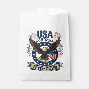 Patriotischer Amerikanischer Adler 250 Jahre 1776- Geschenktütchen