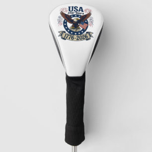 Patriotischer Amerikanischer Adler 250 Jahre 1776- Golf Headcover