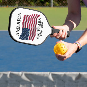Patriotischer Amerikanischer Adler 250 Jahre 1776- Pickleball Schläger