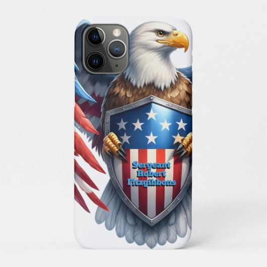 Patriotischer Amerikanischer Adler Case-Mate iPhone Hülle (Rückseite)