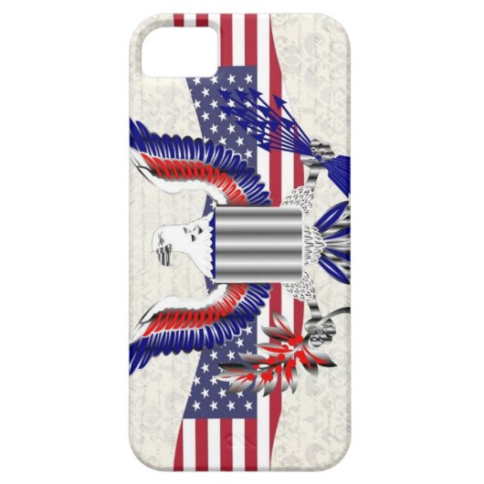 Patriotischer amerikanischer Adler Case-Mate iPhone Hülle (Rückseite)