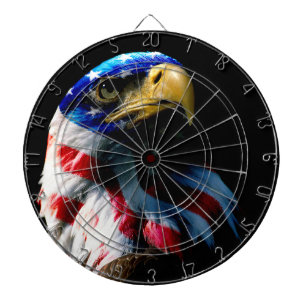 Patriotischer Amerikanischer Adler Dartscheibe