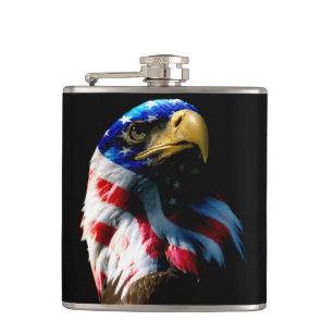 Patriotischer Amerikanischer Adler Flachmann