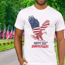 Patriotischer Amerikanischer Adler Frohes 250-jähr