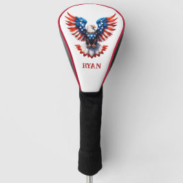 Patriotischer Amerikanischer Adler Golf Headcover