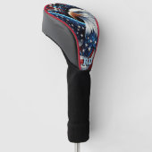 Patriotischer Amerikanischer Adler Golf Headcover (angewinkelt)