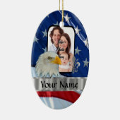 Patriotischer amerikanischer Adler Keramik Ornament (Rechts)