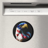 Patriotischer Amerikanischer Adler Magnet (In Situ (Geschirrspüler))