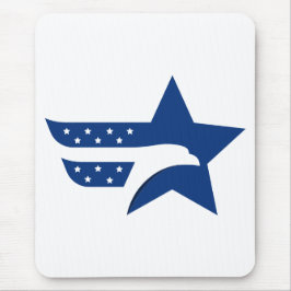 Patriotischer Amerikanischer Adler Stern Mousepad