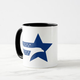 Patriotischer Amerikanischer Adler Stern Tasse