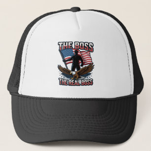 Patriotischer Amerikanischer Adler The Real Boss D Truckerkappe