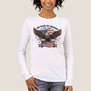 Patriotischer Amerikanischer Adler Tri-Blend Shirt