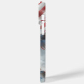 PATRIOTISCHER AMERIKANISCHER BALD ELER BIRD Case-Mate iPhone HÜLLE (Rückseite / Links)