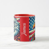 Patriotischer amerikanischer Becher Tasse (Zentrum)