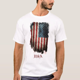 Patriotischer amerikanischer Flaggen-T - Shirt