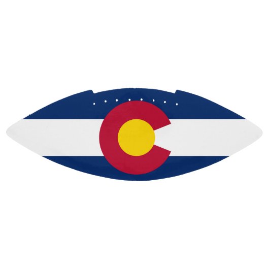 Patriotischer amerikanischer Fußball mit Colorado- Football (Panel)