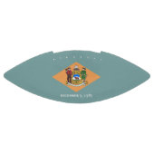 Patriotischer amerikanischer Fußball mit Delaware- Football (Panel)