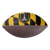 Patriotischer amerikanischer Fußball mit der Flagg Football (Gedreht 270)