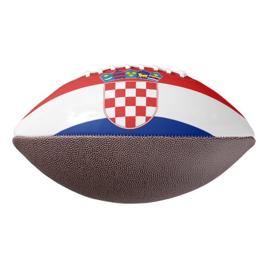 Patriotischer amerikanischer Fußball mit Flagge Kr Football (Gedreht 270)