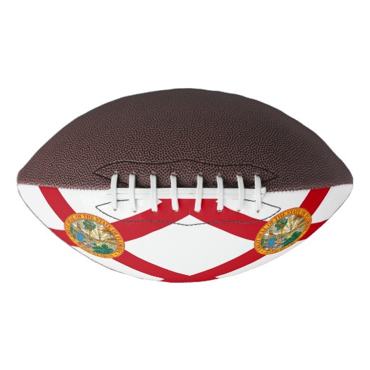 Patriotischer amerikanischer Fußball mit Florida-F Football (Vorderseite)