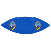 Patriotischer amerikanischer Fußball mit Guam-Flag Football (Panel)