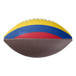 Patriotischer amerikanischer Fußball mit kolumbian Football