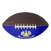 Patriotischer amerikanischer Fußball mit Louisiana Football (Vorderseite)
