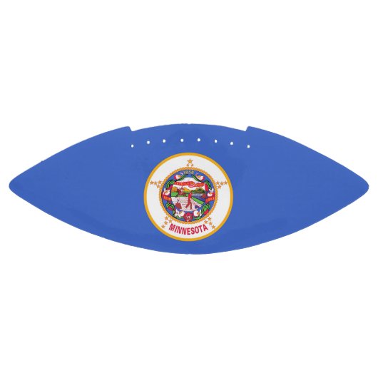 Patriotischer amerikanischer Fußball mit Minnesota Football (Panel)
