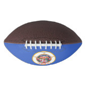 Patriotischer amerikanischer Fußball mit Minnesota Football (Vorderseite)