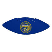 Patriotischer amerikanischer Fußball mit Nebraska- Football (Panel)