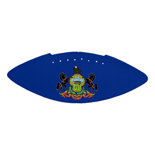 Patriotischer amerikanischer Fußball mit Pennsylva Football (Panel)