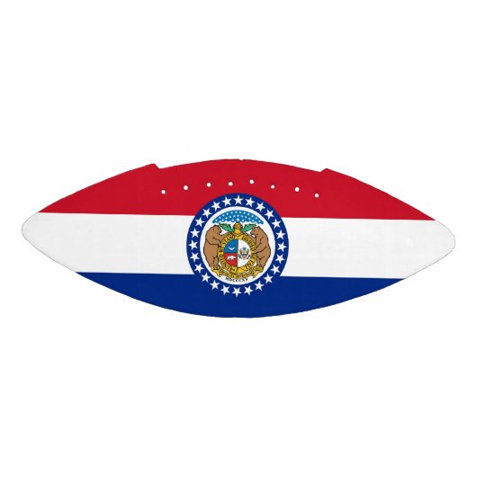 Patriotischer amerikanischer Fußball unter der Fla Football (Panel)