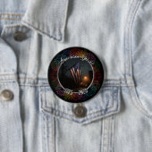 Patriotischer Amerikanischer Geist 1776 - 2026 Fla Button (Beispiel)