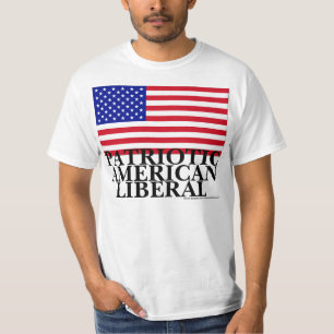 Patriotischer amerikanischer Liberaler T-Shirt