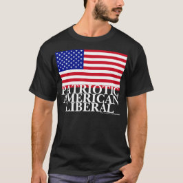 Patriotischer amerikanischer Liberaler T-Shirt