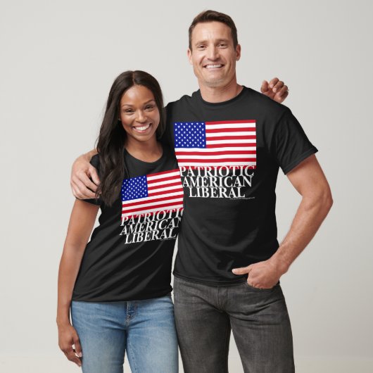 Patriotischer amerikanischer Liberaler T-Shirt (Unisex)