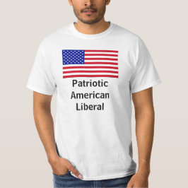 Patriotischer amerikanischer Liberaler T-Shirt