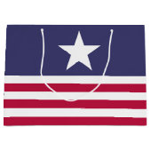 Patriotischer amerikanischer Stil Große Geschenktüte (Vorderseite)