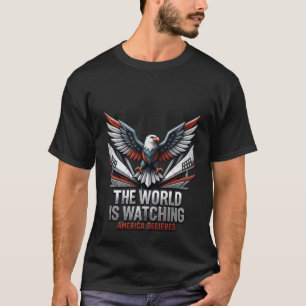 Patriotischer Amerikanischer Weißkopfseeadler Die T-Shirt