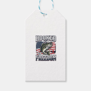 Patriotischer Angelhaken der Freiheit Vintage-Bars Geschenkanhänger