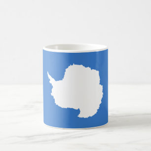 Patriotischer Antarktika-Flagge Kaffeetasse