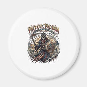 Patriotischer Apokalyptischer Freiheits-Sense-Zomb Magnet