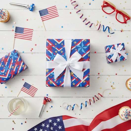 Patriotischer Arbeitstag Geschenkpapier