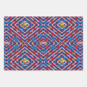 Patriotischer Arbeitstag Geschenkpapier Set (Vorderseite)