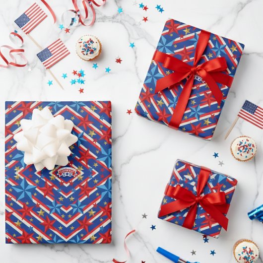 Patriotischer Arbeitstag Geschenkpapier Set