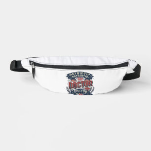 Patriotischer Arzt 4. Juli Vintage-Shirt-Design_ Bauchtasche