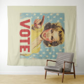 Patriotischer Aufruf zum Handeln: Abstimmung! Wandteppich (Beispiel (Horizontal))